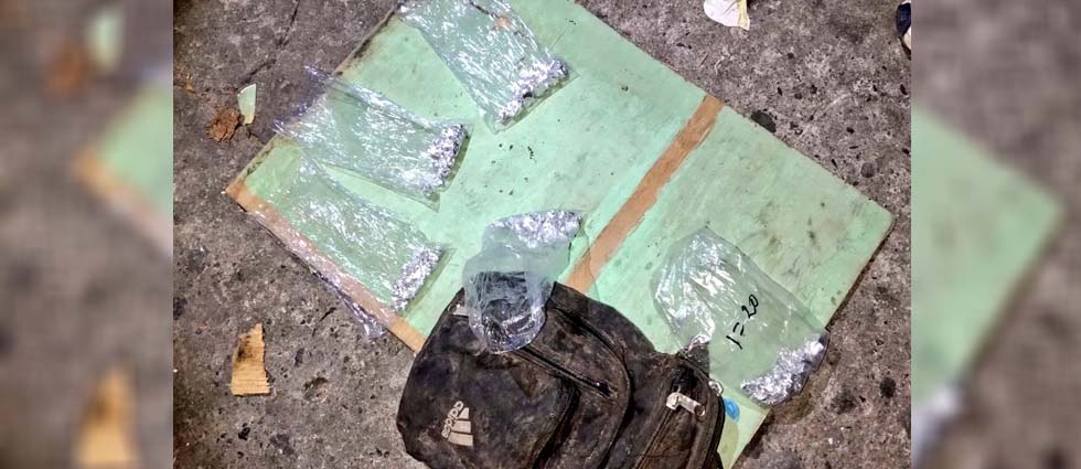 Militares hallan más de 100 porciones de crack dentro de una mochila abandonada