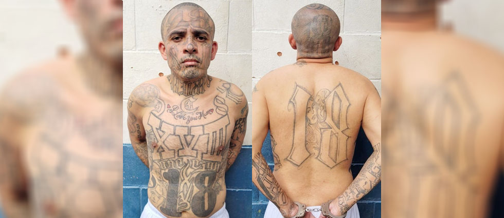 Policías sacan de las calles a peligroso pandillero del Barrio 18
