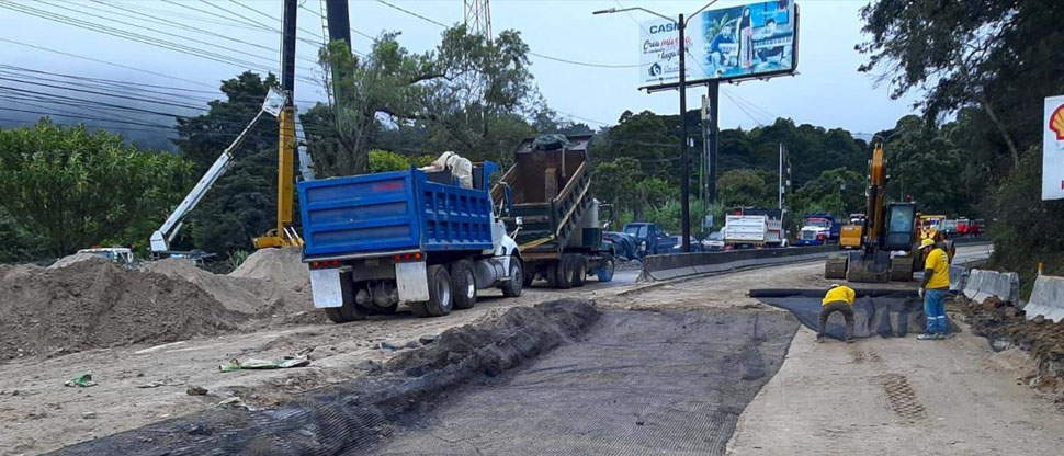 Guatemala: Hoy está cerrado el paso en el kilómetro 11.5 de la carretera a El Salvador por reparaciones