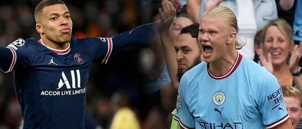 Halland y Mbappé cerca de romper récords de goleadores en la Champions League