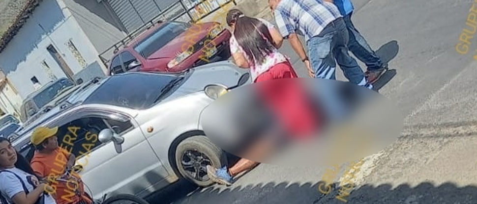 Peatón resulta gravemente lesionado tras ser atropellado en Sonsonate