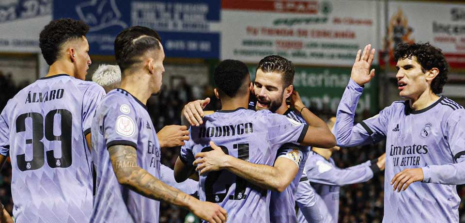 Real Madrid avanza tras vencer cómodamente al Cacereno en la Copa del Rey