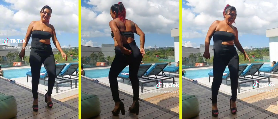 Yanira Berríos inicia el año haciendo reir a sus seguidores con el baile de la lombriz