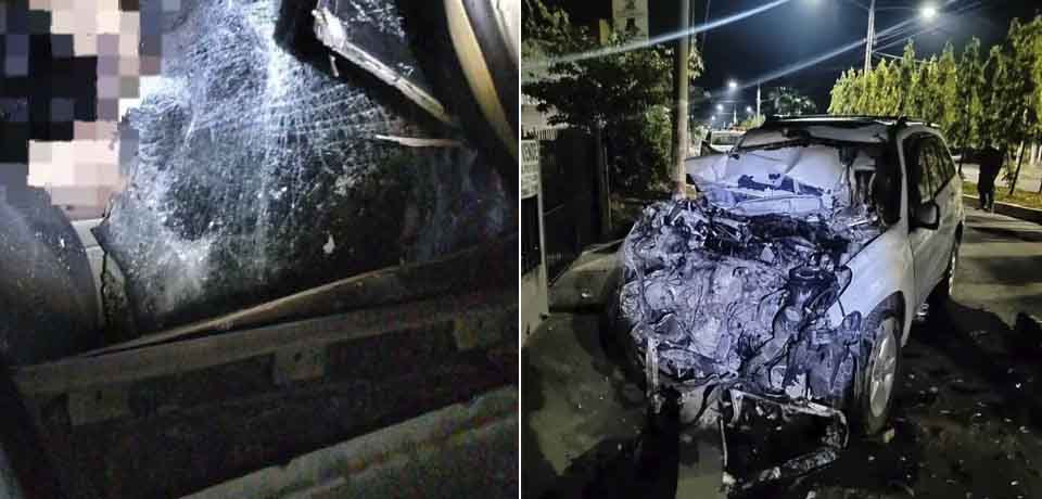 Conductor fallece de inmediato tras brutal choque en Metapán