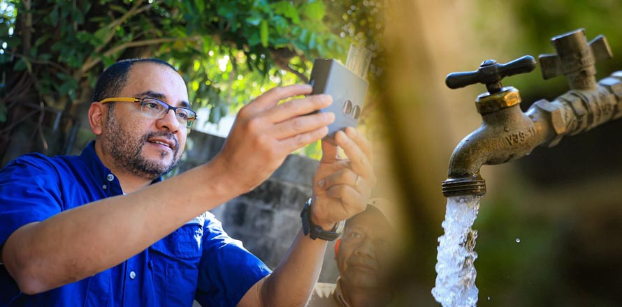 ANDA inspecciona dos sistemas de agua potable en comunidades de San Jacinto
