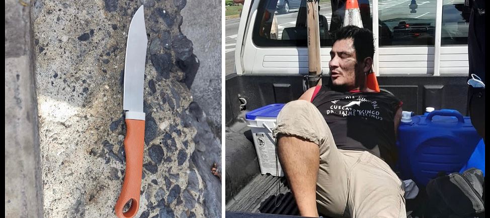 Capturan a sujeto que asaltaba a peatones cerca de la Ceiba de Guadalupe, Antiguo Cuscatlán