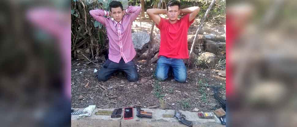 Militares ubican a pandilleros que trasportaban armas y dinero ilícito en San Vicente