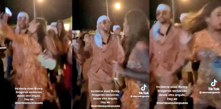 Mujer a la que Bad Bunny le tiró el teléfono tomará acciones legales contra el cantante