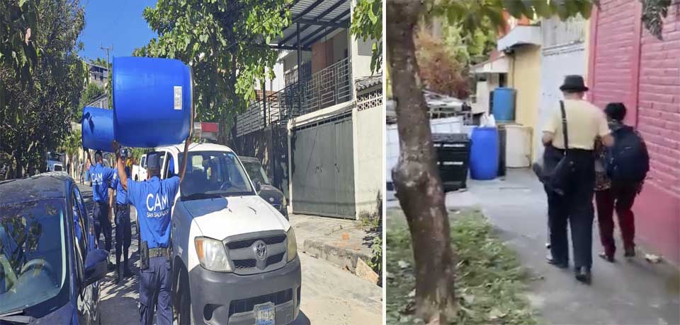 Tras denuncia, retiran decenas de barriles y cubetas que obstruían el paso peatonal