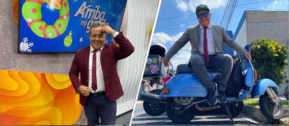 Presentador de Arriba Mi Gente se queja porque los motociclistas ya no podrán hacer «tercer carril»