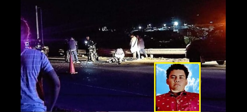 Él era Cristian, joven que perdió la vida al chocar de frente contra un vehículo en carretera Litoral