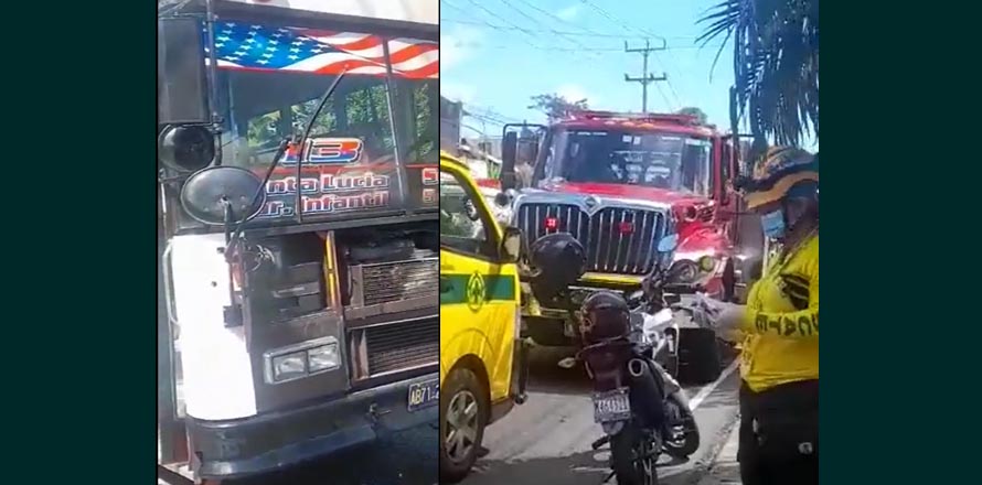 Se incendia bus&nbsp; del transporte colectivo en Soyapango