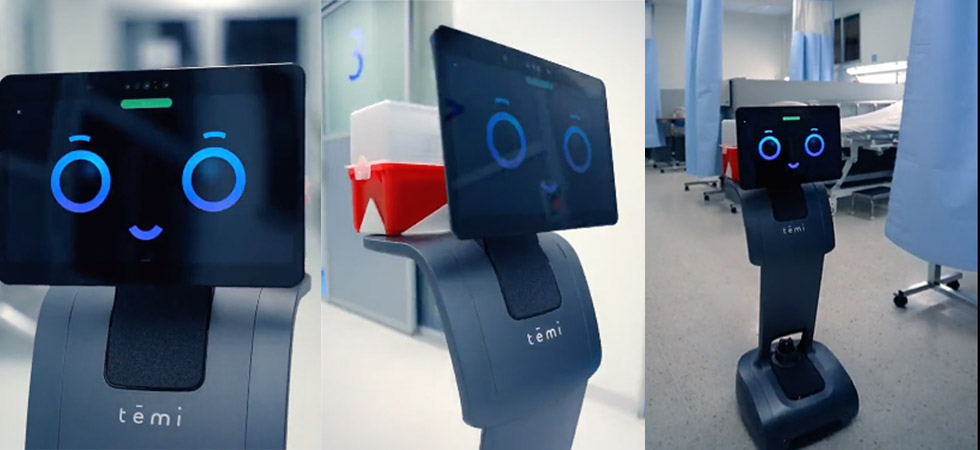 Este es Temi, el nuevo robot asistente médico del Hospital Zacamil