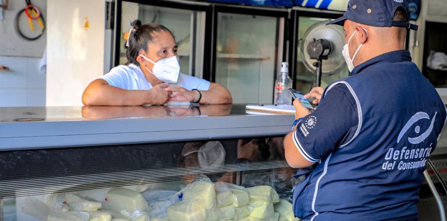 Defensoría del Consumidor desarrolla inspecciones en ventas de lácteos