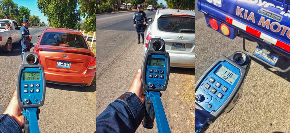 PNC multa a tres conductores peligrosos que excedieron el límite de velocidad