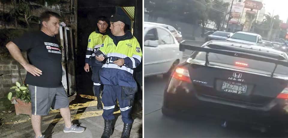 Localizan y sancionan a conductor que realizó maniobra indebida en San Salvador