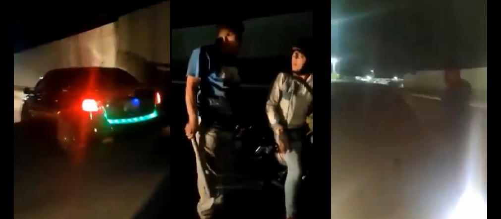 Caso de intolerancia: Graban el momento en que conductor atropella a motociclista (VIDEO)