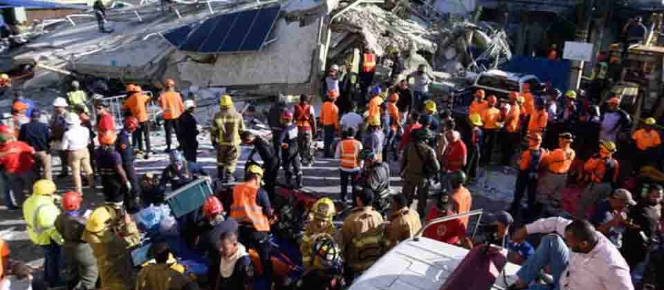Colapso de edificio en República Dominicana deja un fallecido