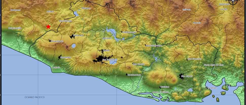 Nuevo sismo sacude límites entre Guatemala y El Salvador, esta mañana