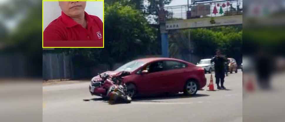 Él era Marvin, motociclista que falleció tras accidentarse en carretera a Acajutla