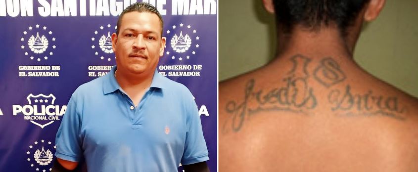 Capturan a miembro de la 18S que ocultaba sus tatuajes para evitar caer en manos de la justicia