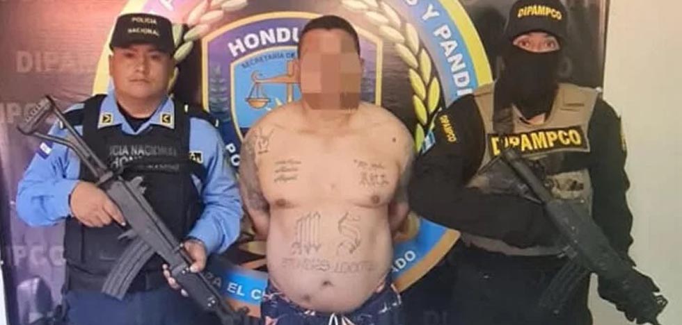 Cae pandillero que pretendía escapar hacia Honduras