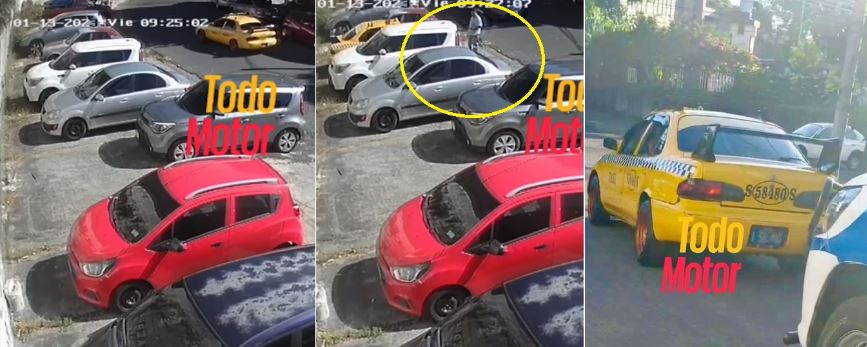 Reportan la captura de taxista denunciado por hurtar la batería de vehículo en San Salvador | VIDEO