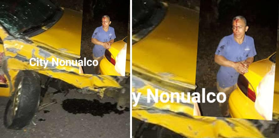 Taxista en estado de ebriedad provoca accidente en Zacatecoluca