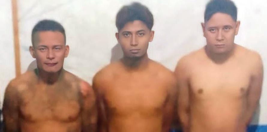 Pandilleros intentaron huir pero fue en vano, les caerá el peso de la ley