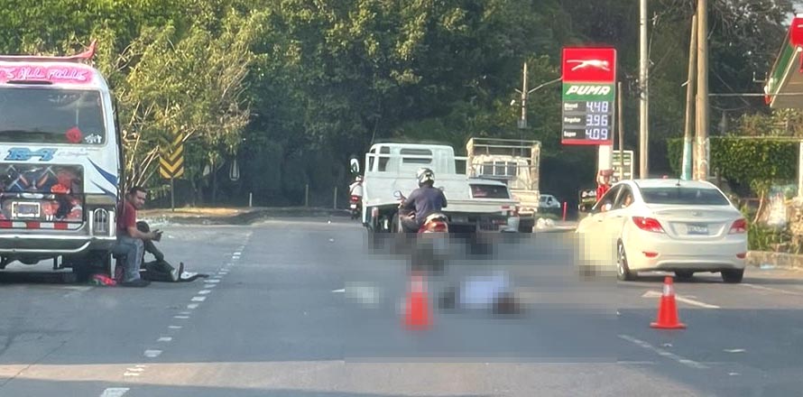 Reportan persona atropellada en carretera Troncal del Norte
