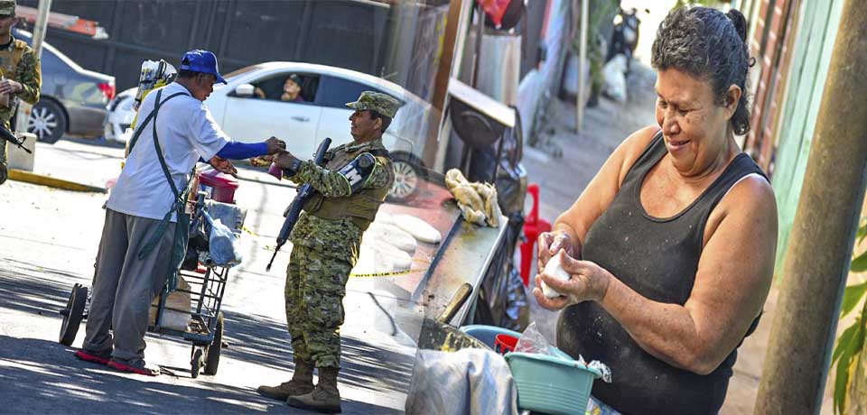 Cerco de seguridad en la Tutunichapa no afecta actividades de sus habitantes