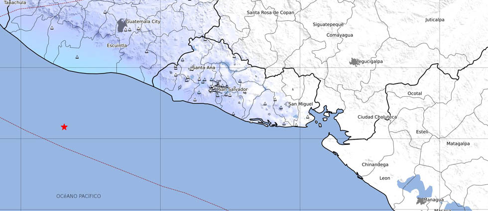 Fuerte sismo de 5.2 grados de magnitud en Guatemala también sacude a El Salvador