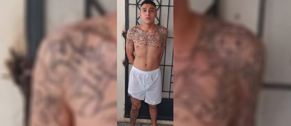 Vuelve tras las rejas peligroso pandillero que fue arrestado a la salida de la Granja Penitenciaria de Ilobasco