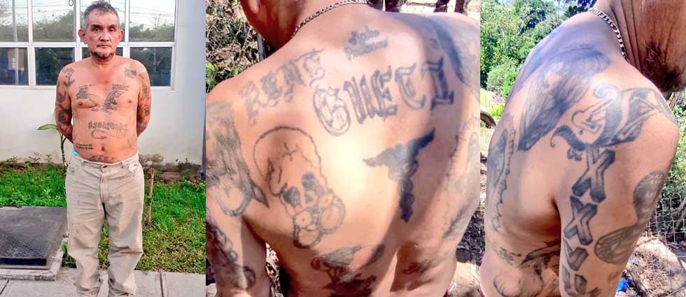 Capturan a hombre de la tercera edad que es pandillero del Barrio 18