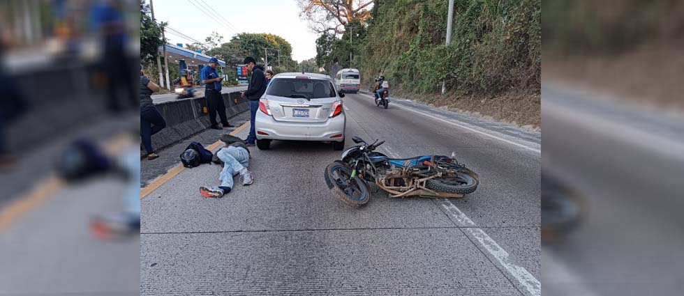 Un lesionado tras fuerte accidente de tránsito en La Libertad