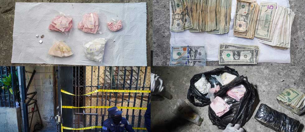 Allanan vivienda y hallan cocaína y miles de dólares en efectivo en la Tutunichapa