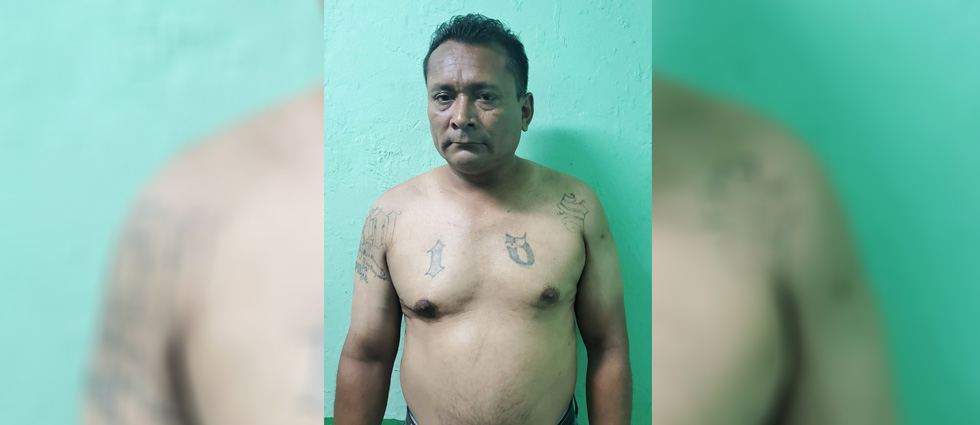 Policías sacan de las calles a veterano MS que delinquía en Tonacatepeque
