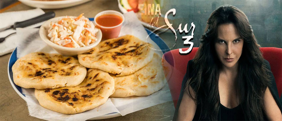 Esta es la reacción de la protagonista de «La Reina del Sur» tras degustar las pupusas