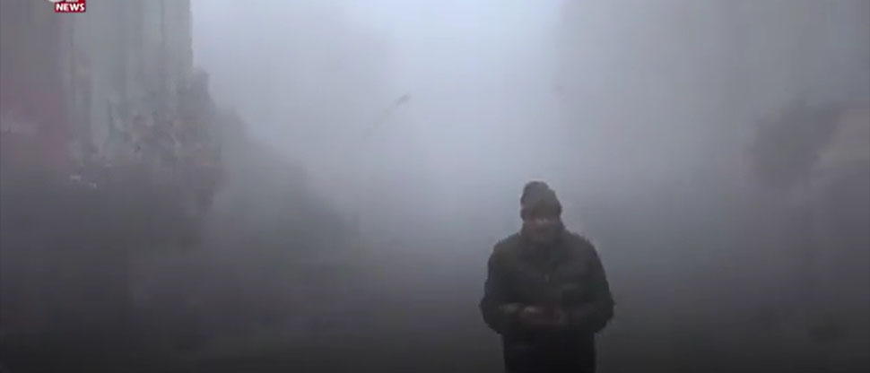 Reportero corre por su vida para no ser aplastado por edificios en segundo terremoto en Turquía