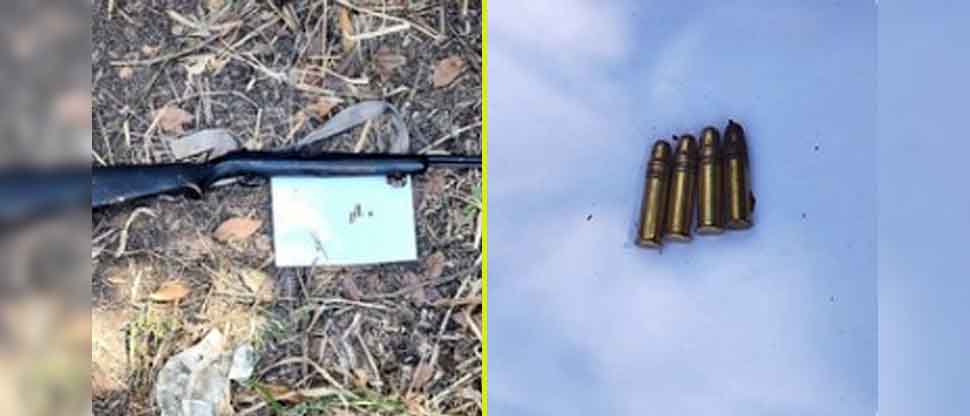 Pandilleros abandonan fusil y municiones por temor a ser capturados en Zacatecoluca