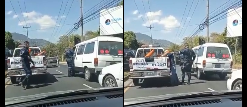 Elementos policiales detienen a un conductor en estado de ebriedad y evitan una tragedia | VIDEO