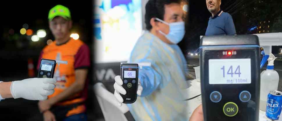 Multas y capturas: así actuó la PNC tras sorprender a conductores ebrios