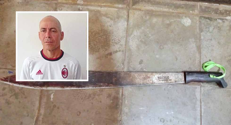 Capturan a sujeto que intentó matar a machetazos a su hermano en Chalatenango