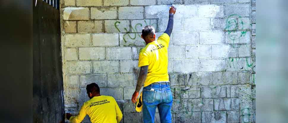 Cada vez quedan menos grafitis alusivos a pandillas a nivel nacional