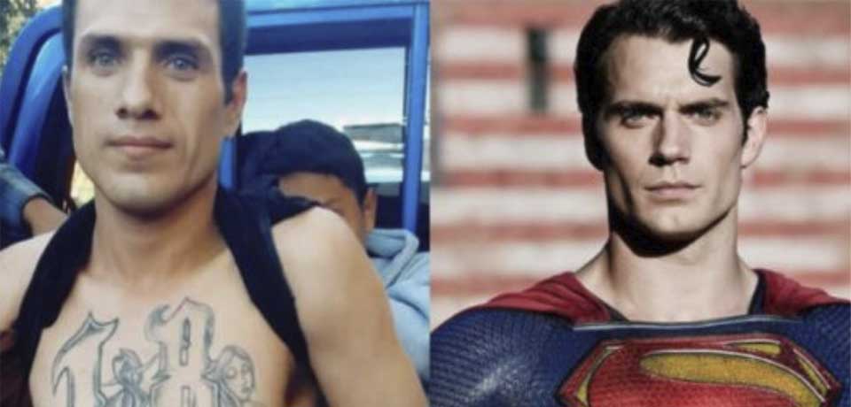 Comparan a pandillero capturado en Guatemala con el actor Henry Cavill