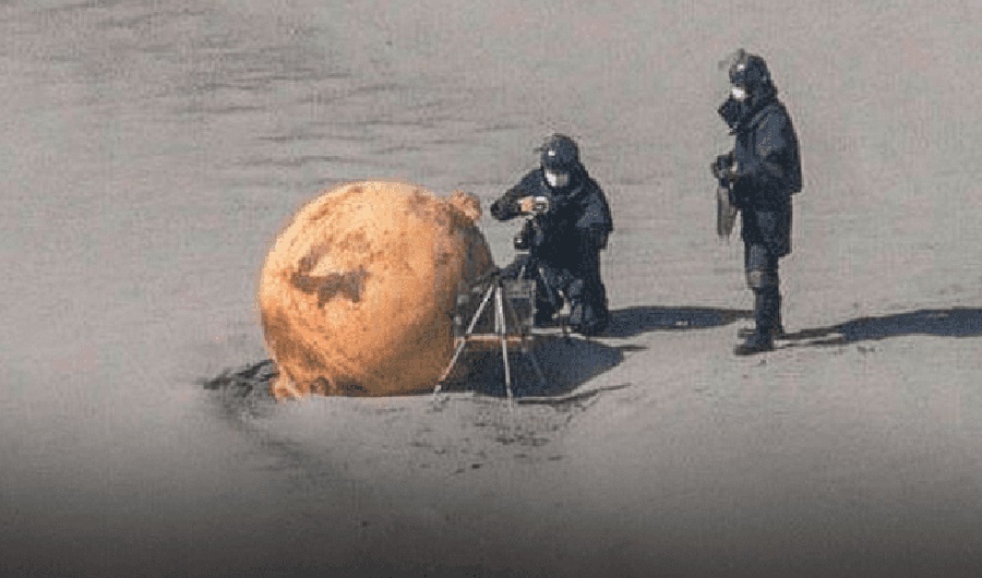 Misteriosa bola de hierro es encontrada en Japón