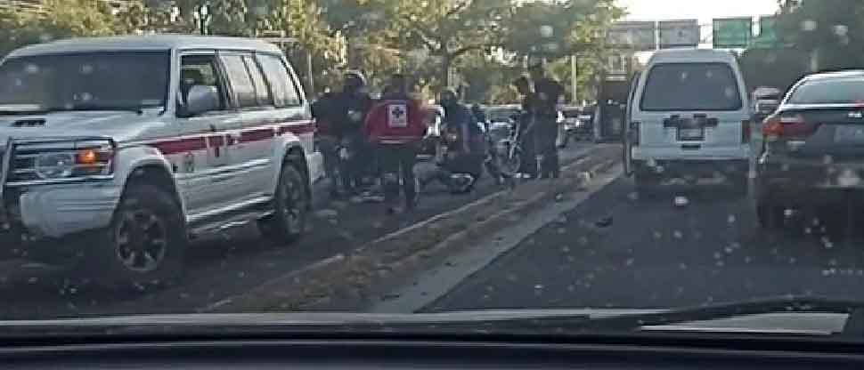 Motociclista que iba para su trabajo es atropellado en carretera de Oro