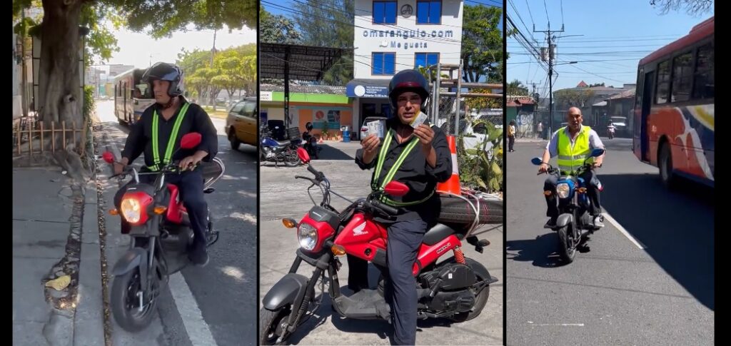 Omar Angulo reconoce su error al circular sin casco y dice que «hoy si, todo está en regla» (VIDEO)