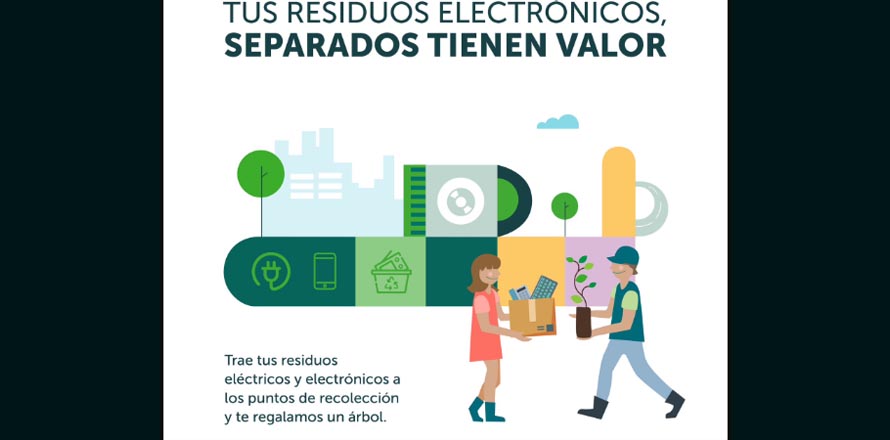 Lanzan campaña de recolección de residuos electrónicos, separados tienen valor