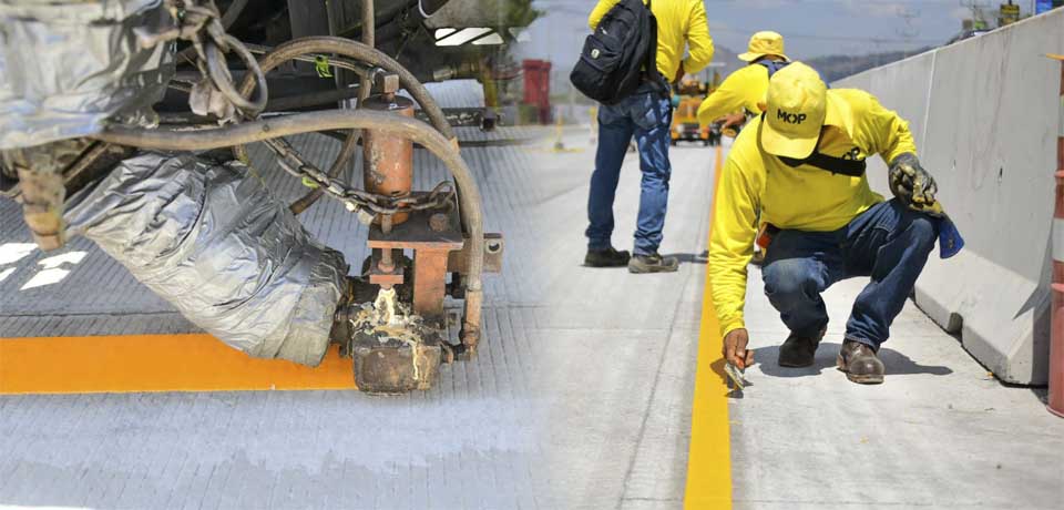Inician trabajos de señalización en paso elevado en San Juan Opico
